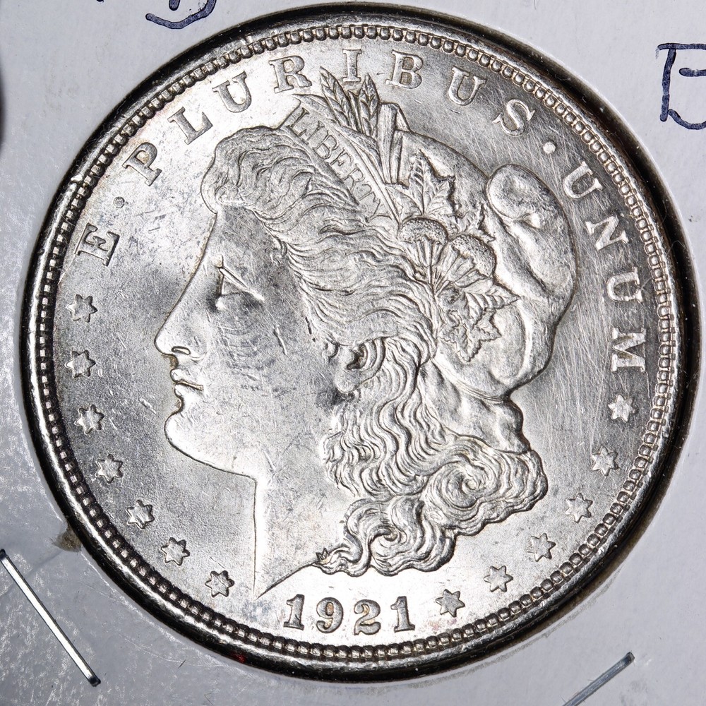 1921-D Morgan Silver Dollar CHOICE BU UNCIRCULATED MS E341 GEF