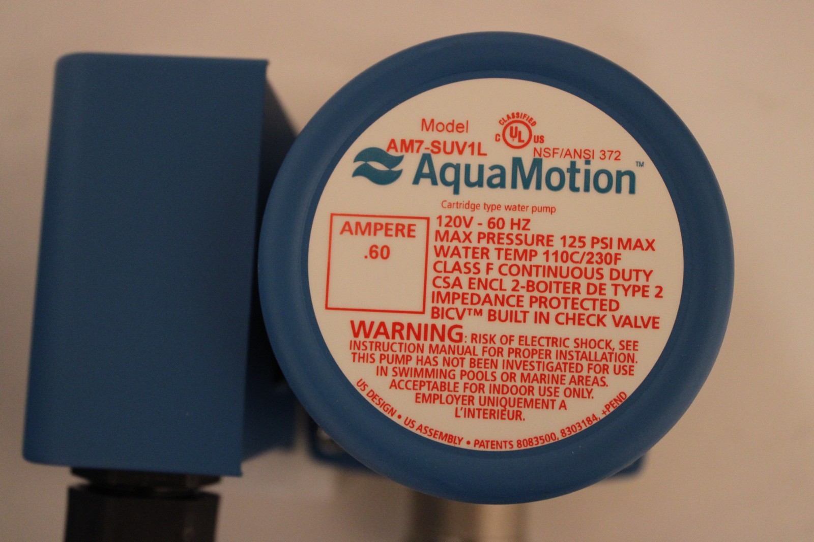 Aquamotion AMH2K-7 - S. S. Single Speed Water Circulator For Tank Water Heaters