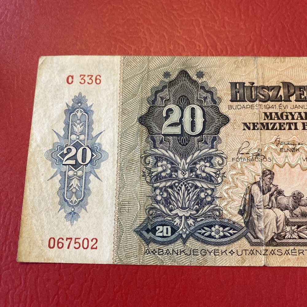 Hungary- 20 Pengo -1941