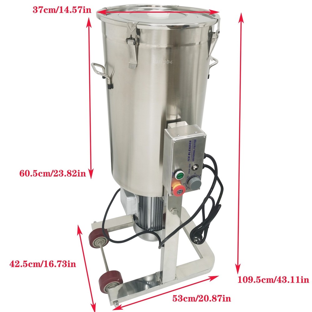 60L Large Capacity Commercial Chopper Machine High Speed Food Processor Blender