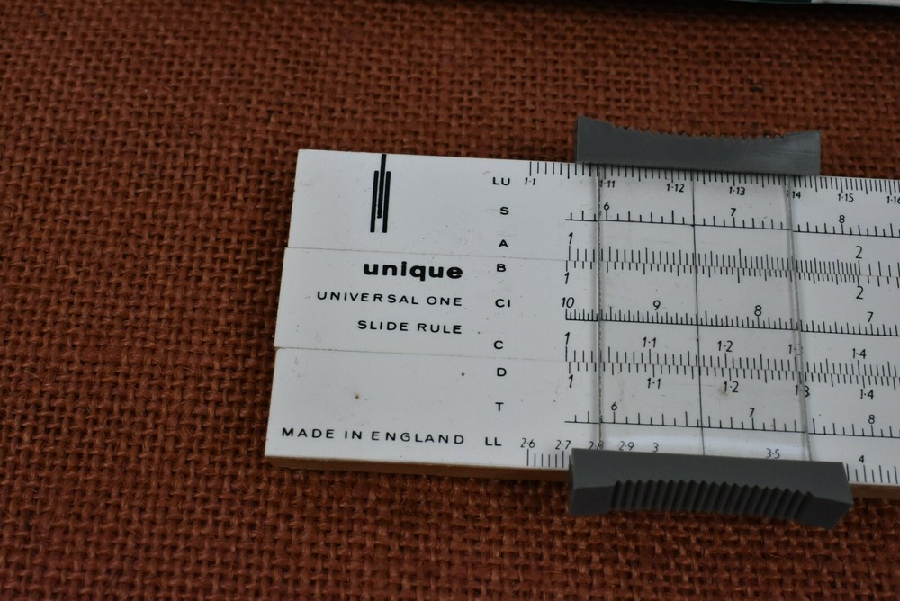 Unique "Universal One" Slide Rule