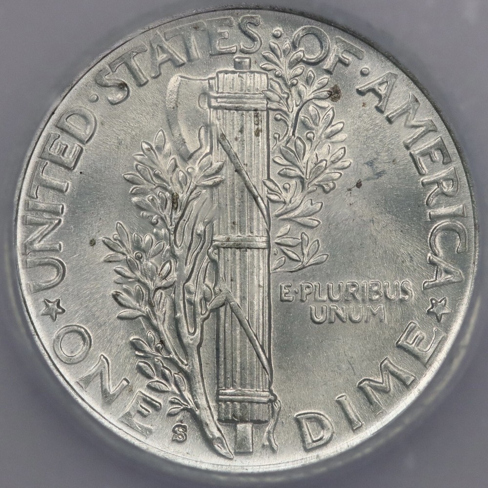 1941-S 10c Mercury Dime - ICG MS 67 FB