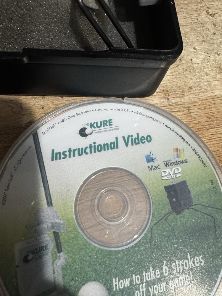 The Kure Total Putting Solution Laser Golf Training Aid System Missing Piece