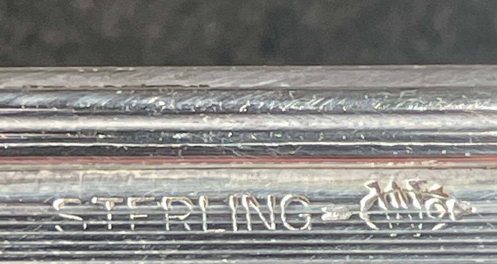 Sterling Silver Napkin Ring Engraved Name “IDA” Webster Great Condition