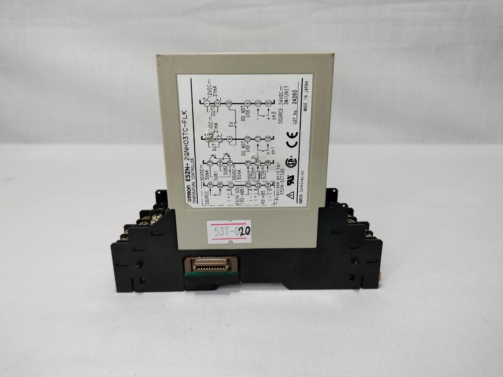 Omron E5ZN-2QNH03TC-FLK E5ZN2QNH03TCFLK Temperature Controller 24VDC