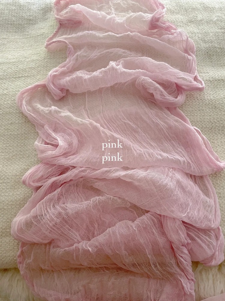 Gauze Wedding Cheesecloth table runner, Wedding table decor, Styling Rustic