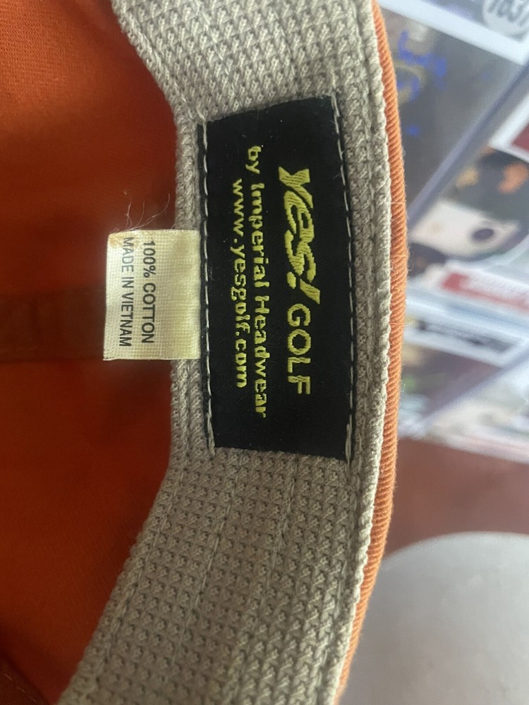 YES Golf C-Groove Putters Strapback Hat / Cap - Orange
