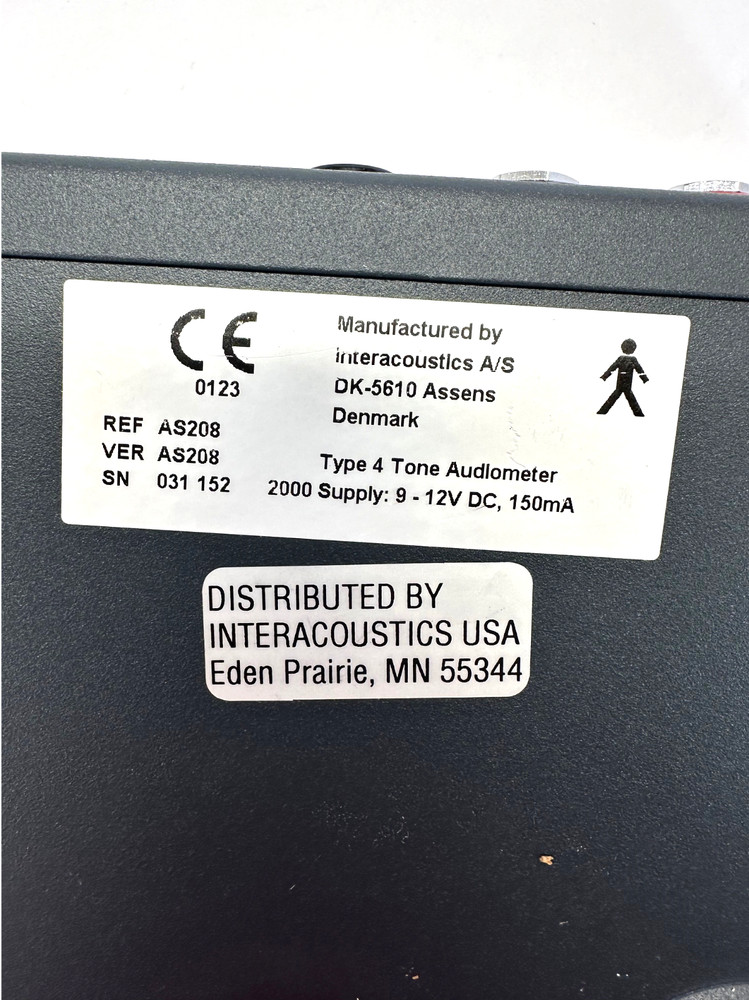 Interacoustics AS208 Type 4 Tone Audiometer | P6