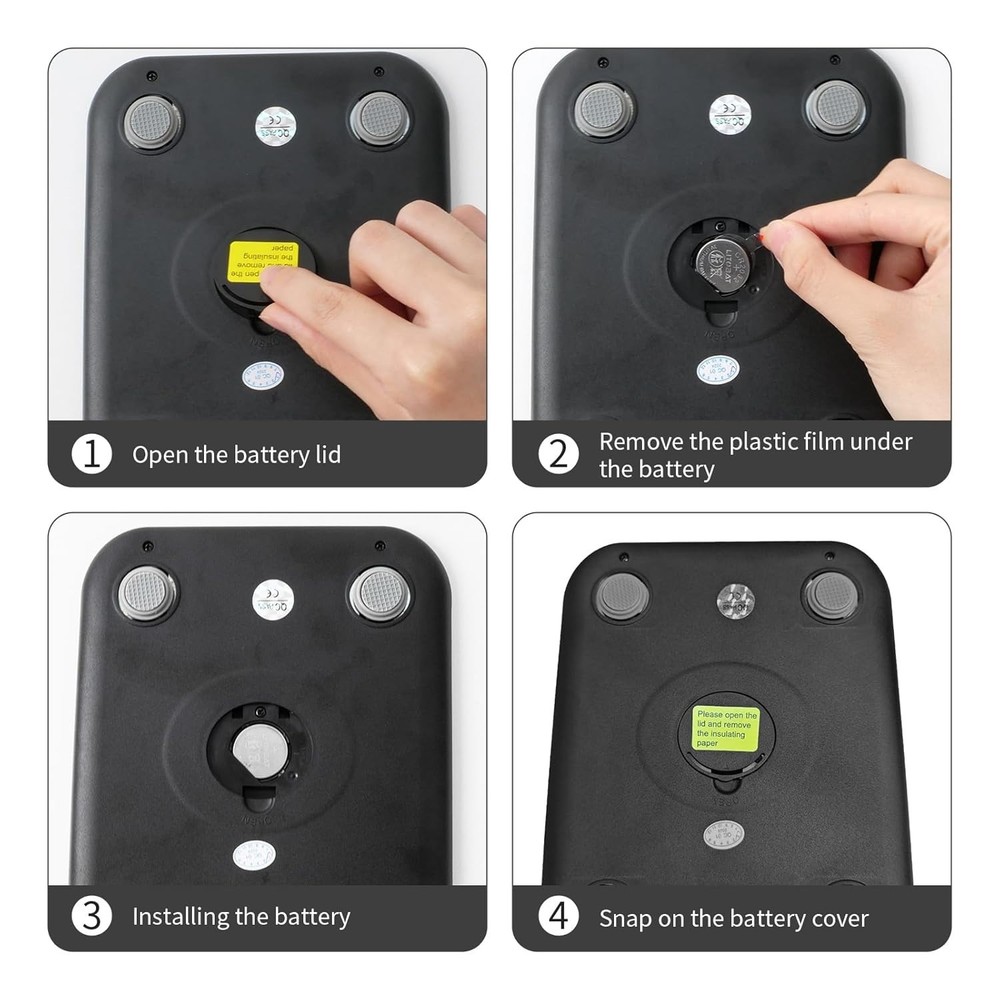 Compact Digital Kitchen Scale with Backlit LCD & Tare Function - 6 Units