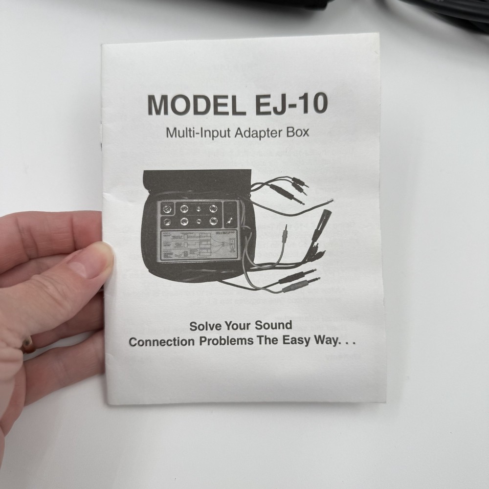 Emtech EJ-10 Multi-Input Crab Box Adapter Box XLR Mic Input Speaker Phone USA