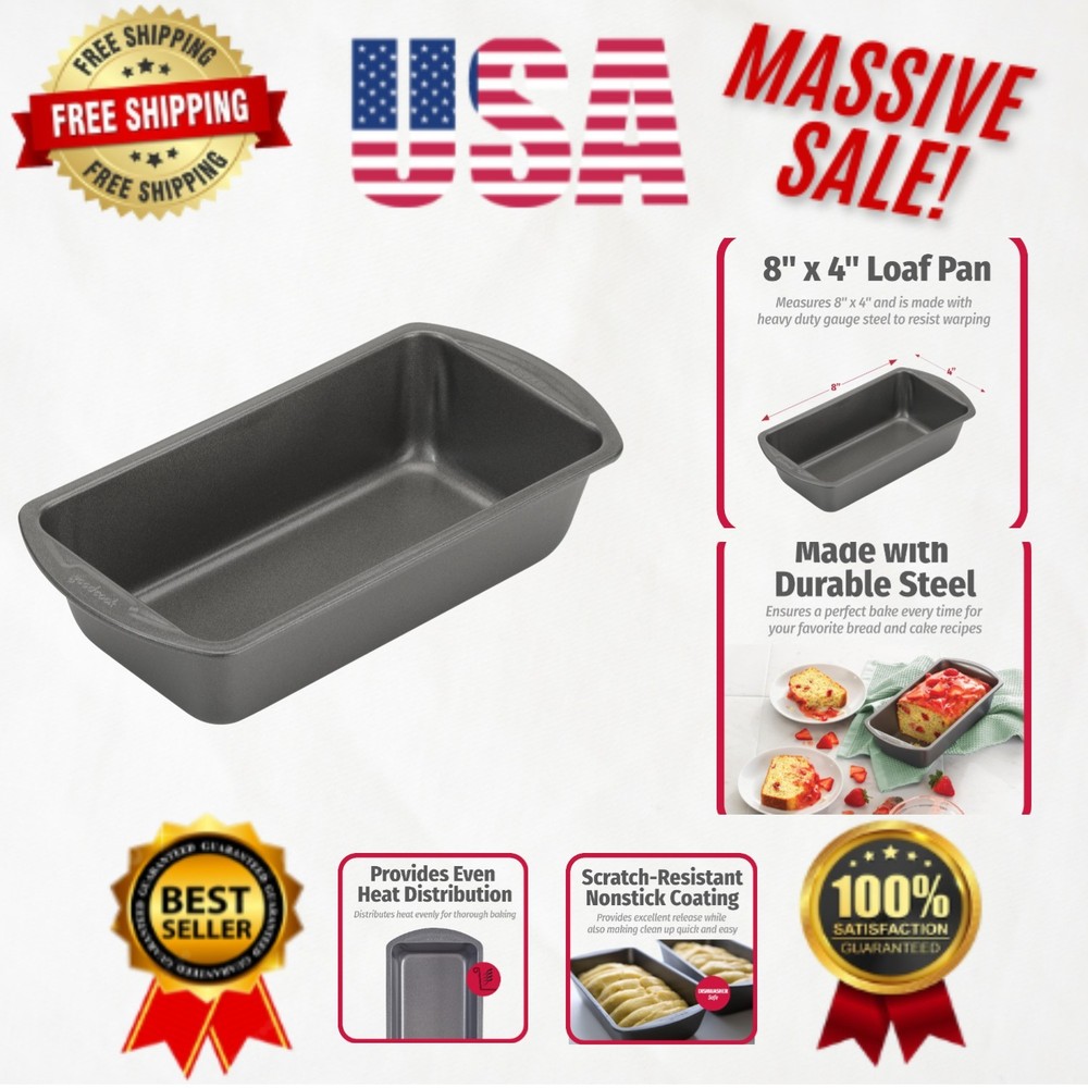Durable Nonstick Loaf Pan - Effortless Cleaning & Perfect Baking Every Time