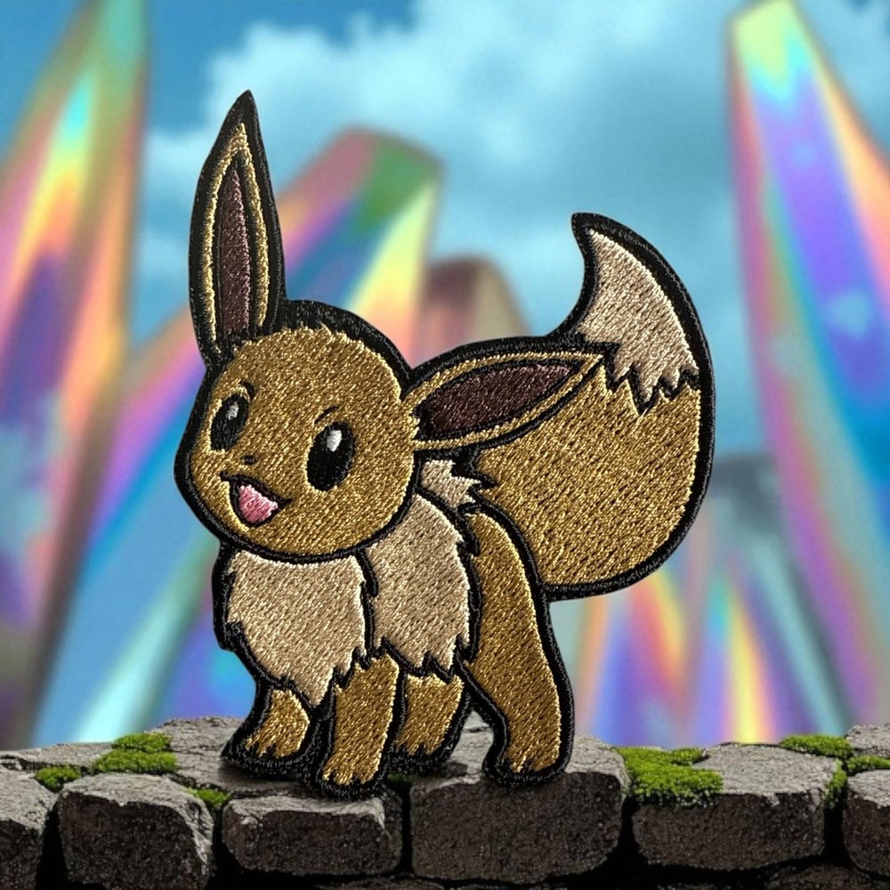 Eevee Pokedex Pokémon Patch/Eevee Evolution Pokémon Patch 4.01" X 3.17"
