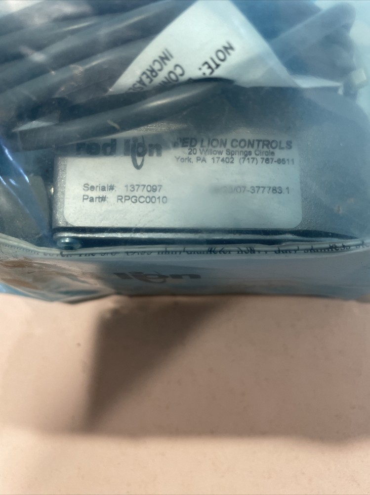 New Red Lion RPGC0010 Rotary Pulse Generator Control Encoder