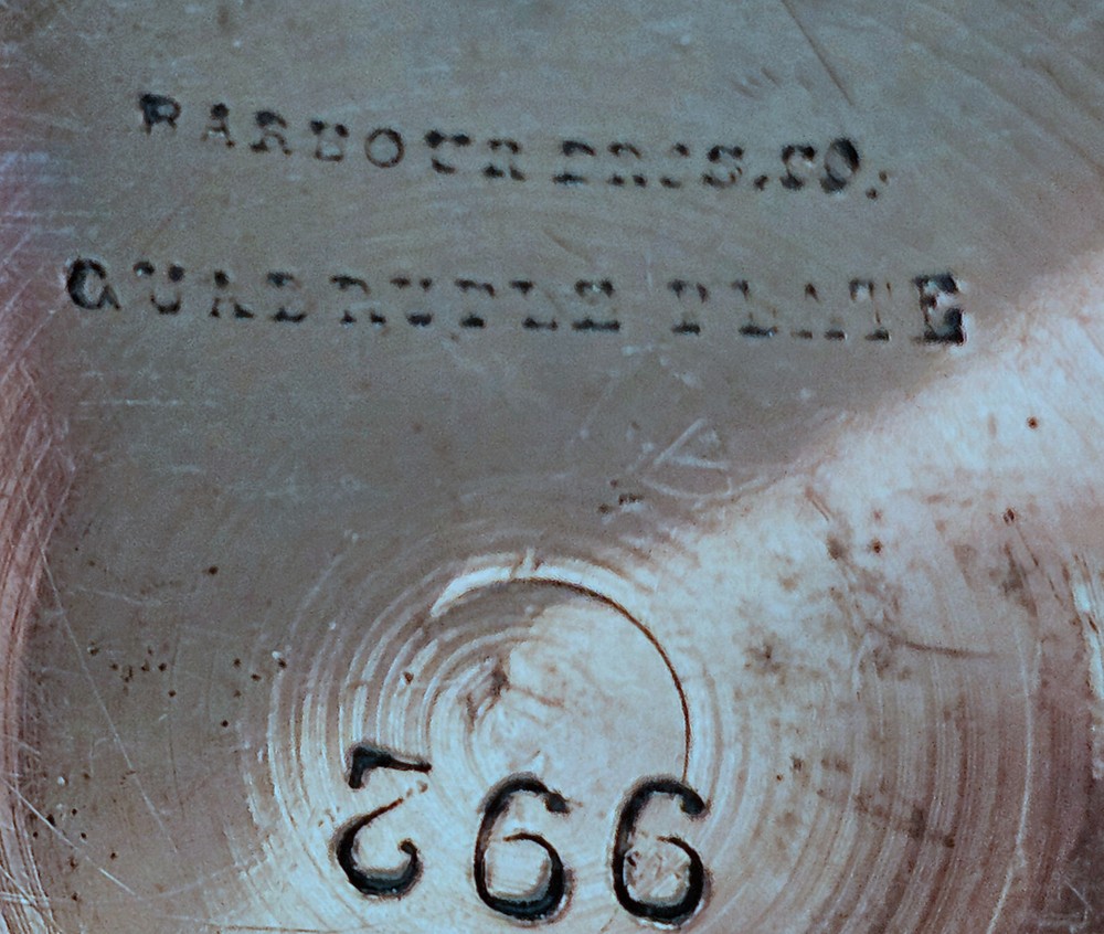 Vintage Barbour Silver Quadruple Plate Floral Pattern Vase Urn #992