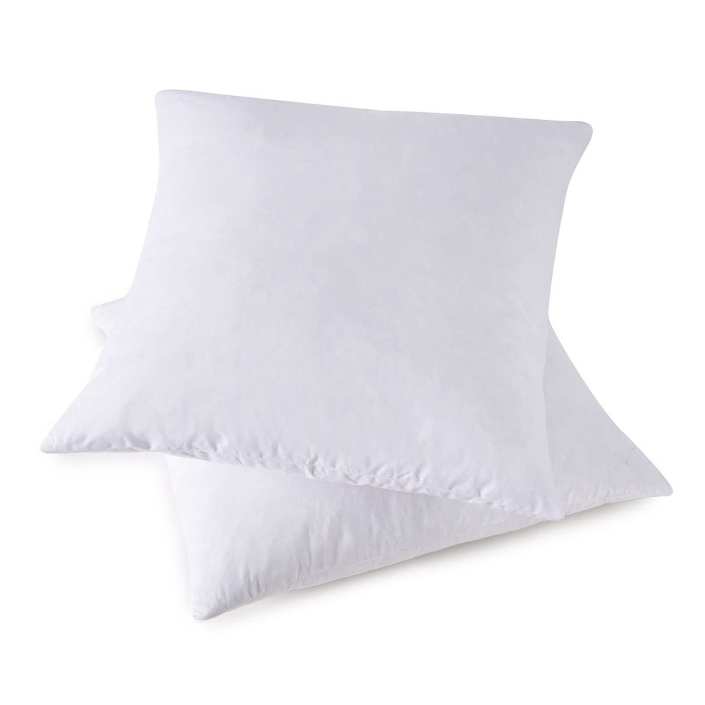 HOMESJUN Throw Couch Pillows Inserts, Set of 2 Down Feather Pillows Inserts B...