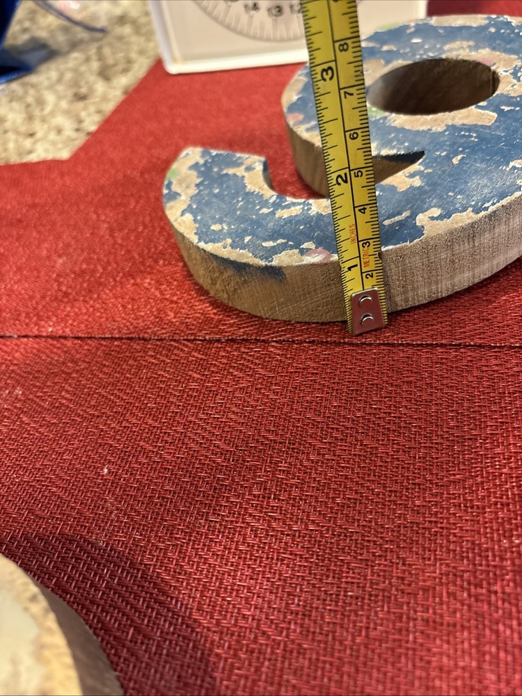 Set Vintage 7” Numbers - 2, 0, 6, 9 With Brackets