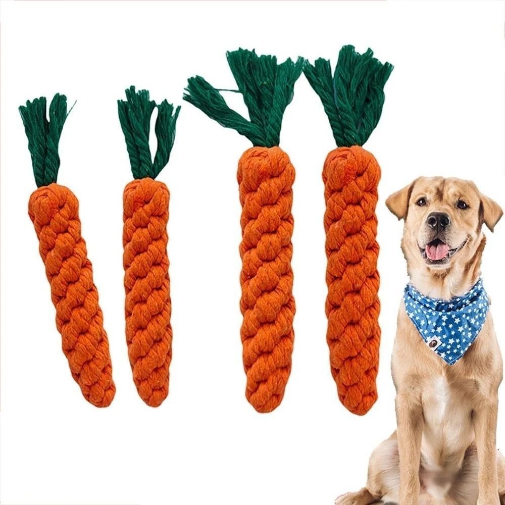Pet Dog Chew Toys Braided Rope Indestructible Dog Teeth Dental Cleaner Gift