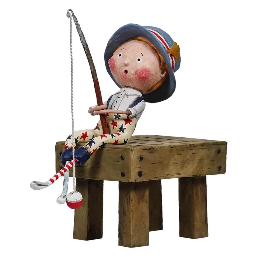 Lori Mitchell Summer Fun Collecion Gone Fishin' Figurine 11079