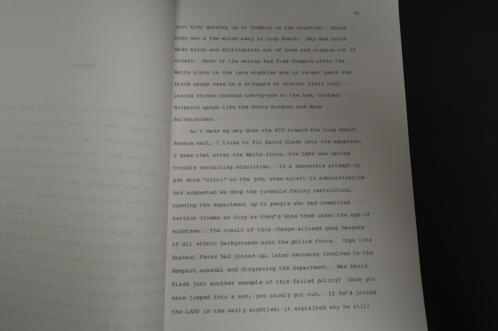 White Sister Original Book Script Stephen J. Cannell Scully Studios Collection