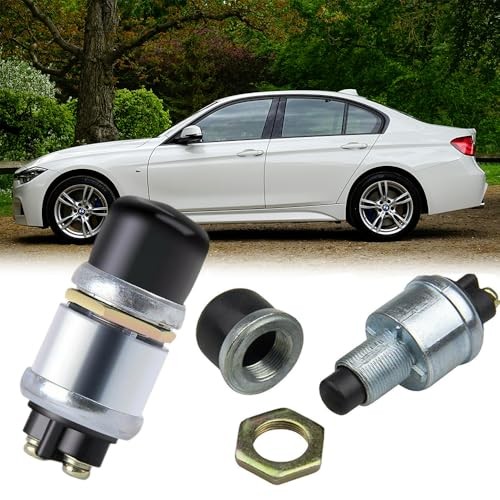 4Pcs Push Button Momentary Starter Switch, Weatherproof Engine Start Push