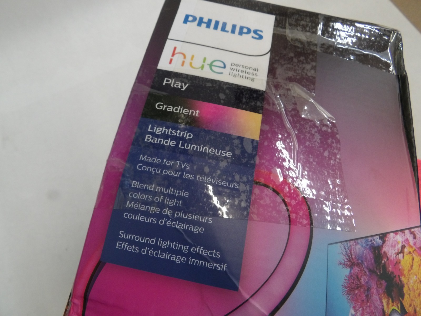 NEW DMG BOX PHILIPS HUE 560425 GRADIENT LED LIGHT STRIP FOR 75" TV