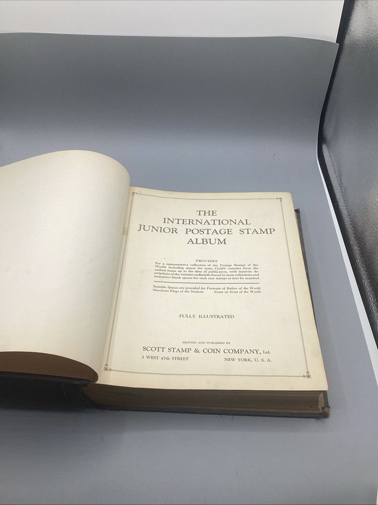 International Junior Postage Stamp Album - 1930 - Scott Stamp & Coin Co. Ltd.