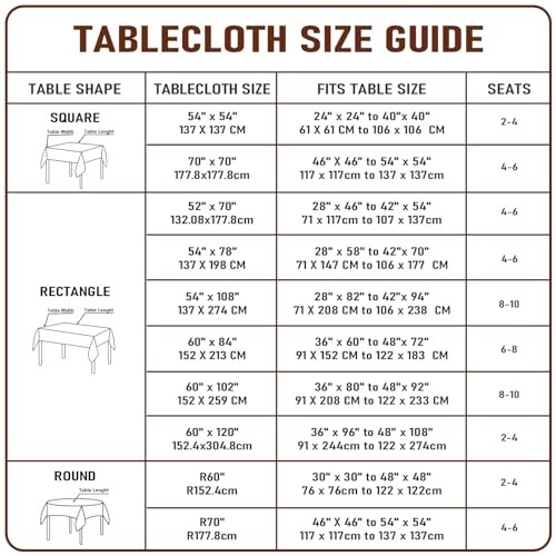 Plastic Tablecloth Protector Rectangle Square 70x70 70" x 70" (Square) Clear