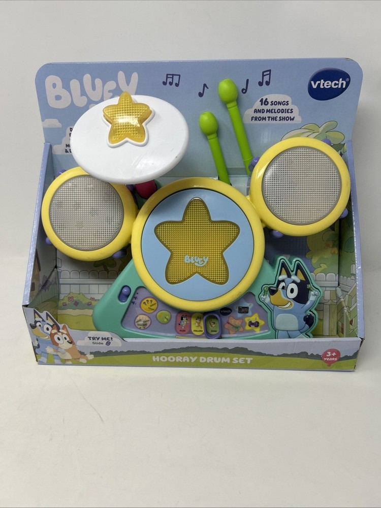 Vtec Bluey Hooray Drum Set