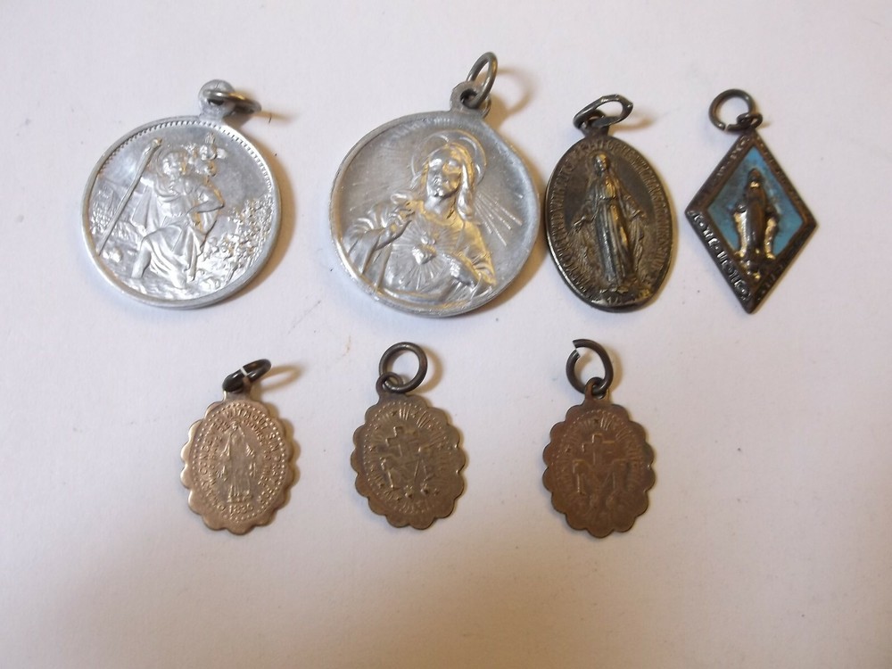 7 Religious Metals Very Fine shape