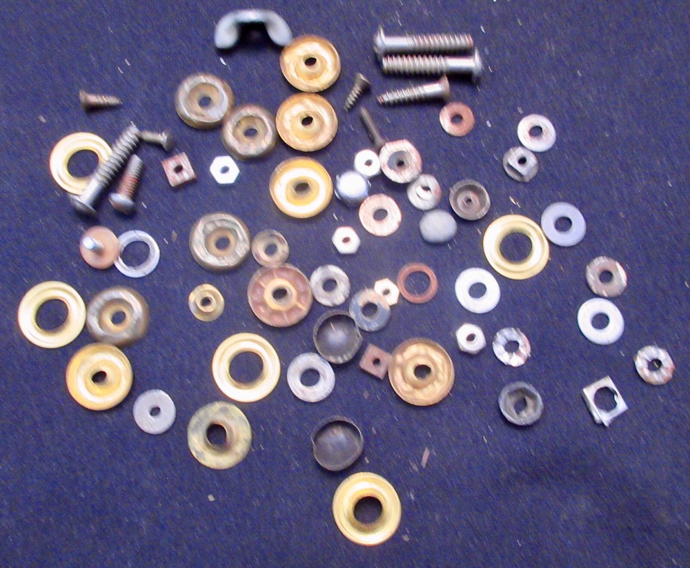 DRAWER PULL ESCUTCHIONS ETC ABOUT 40 PIECES