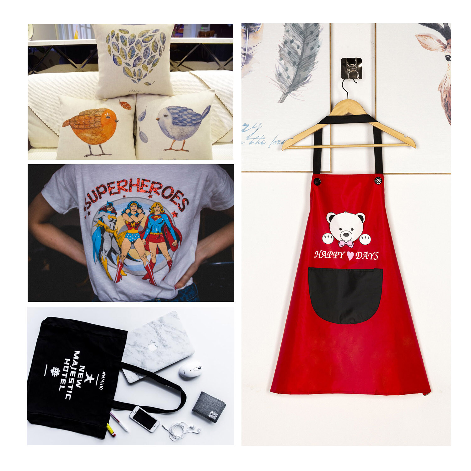 A-SUB Inkjet Printable DARK Fabric Iron-On Heat Transfer Paper Cotton 10 Sheets