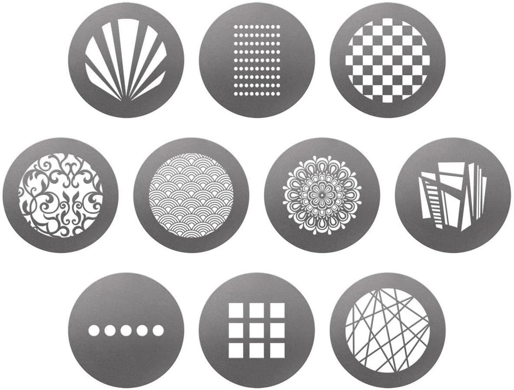Westcott GOBO Pack: Pattern Designs (10-Pack) for use with Optical Spot by...