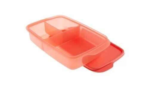 Tupperware Large Lunch It - Coral- NIP