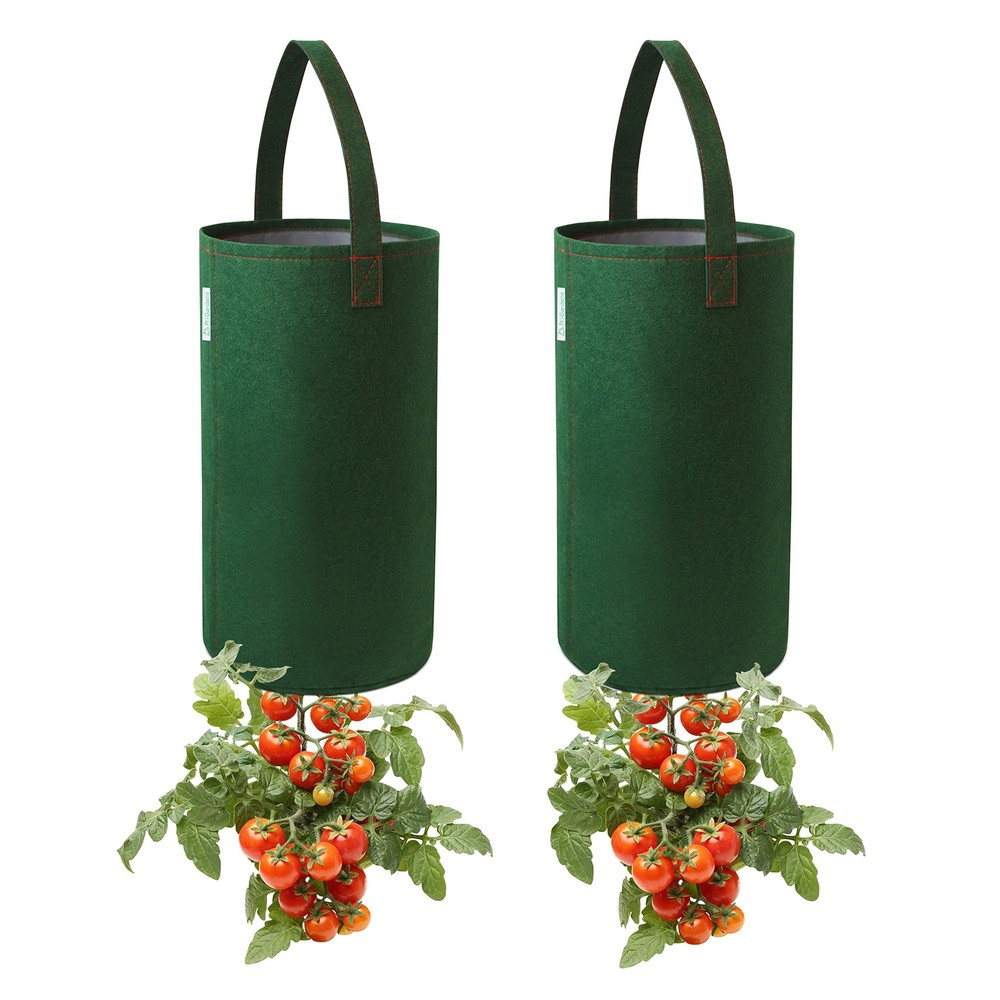 Upside Down Tomato Planter 2-Pack for Growing Plants at Home Soil Required