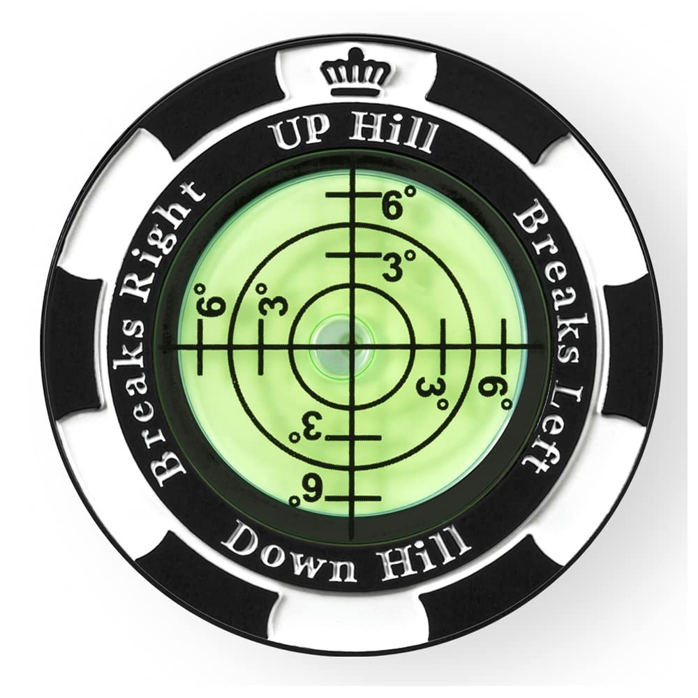 Golf Green Reading Ball Marker Hat Clip Precision Slope Reader Alignment Tool