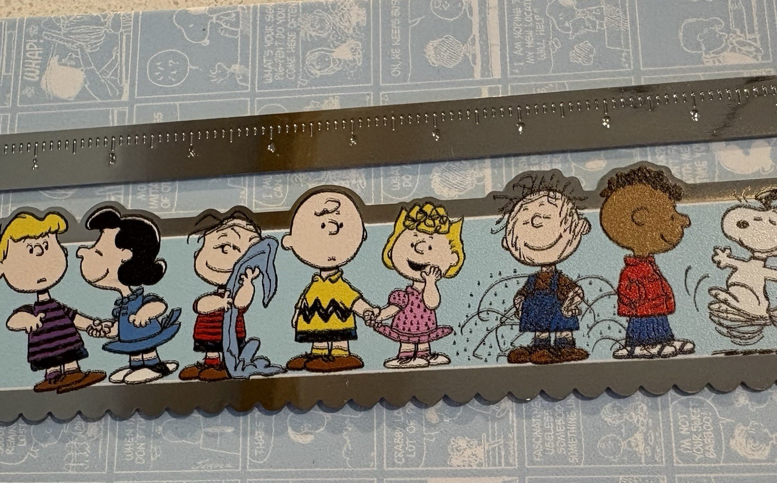 Peanuts Snoopy Metal Ruler/bookmark. * Original Package