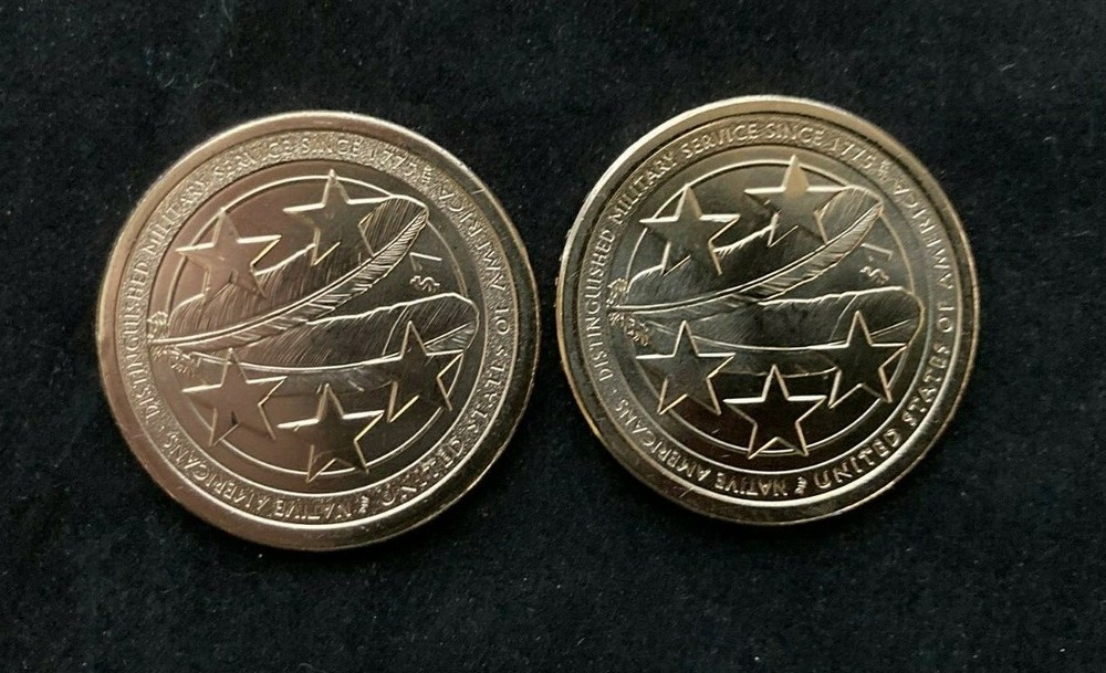 2021 P & D BU Native American Dollar Flat fee ship