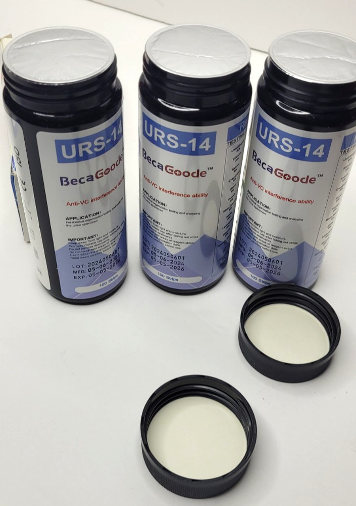 URS-14 Urinalysis Reagent Test Strips PH Test Parameter 2pk 200pcs Exp. 5/2026