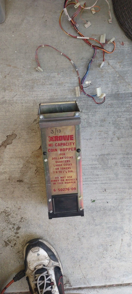 rowe bc-35 arcade changer machine hopper #222