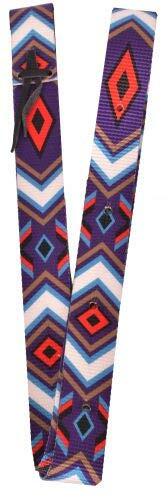 Showman Nylon Tie Strap w/ Purple Diamond Design