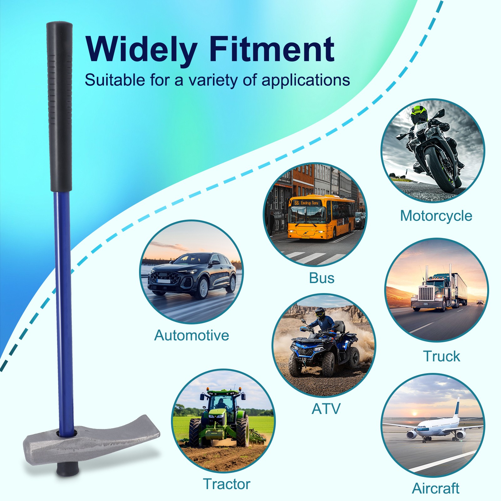 Replace for 35429 32 in Tire Bead Breaker Wedge Tire Hammer for Tire Removal