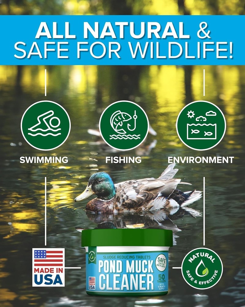 Pond Clarity Solution | Fish | Sludge Dissolver for 50