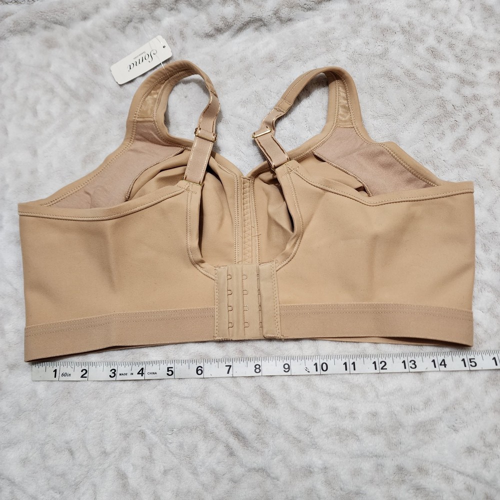 SOMA EMBRACEABLE Wireless Unlined Full Coverage Bra Sz 40DDD Soft Tan NWT