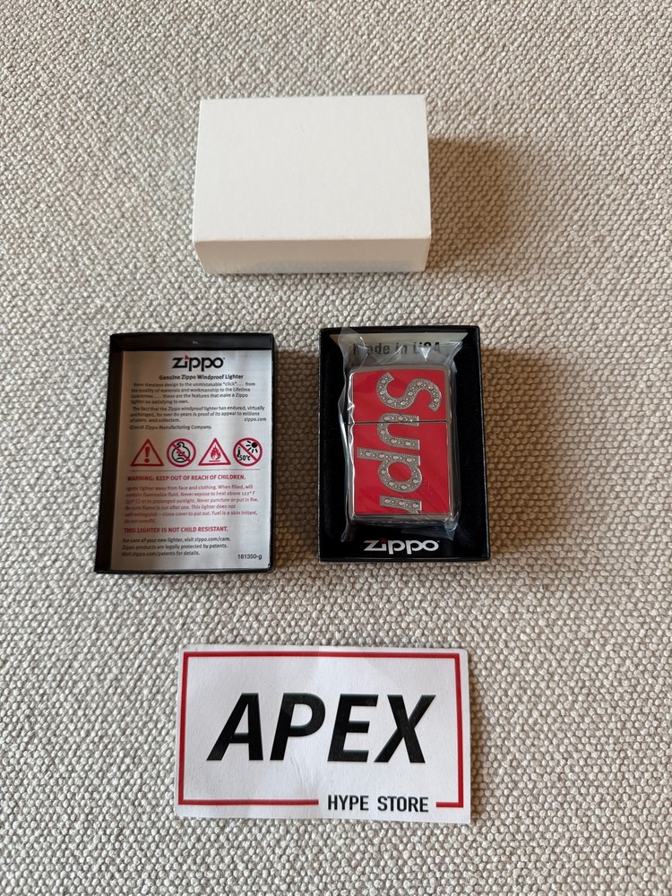 Supreme Swarovski Zippo - FW20
