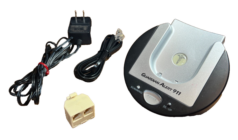 Logicmark Guardian Alert 911 Model 30511 Emergency System BASE ONLY TESTED ~ EUC