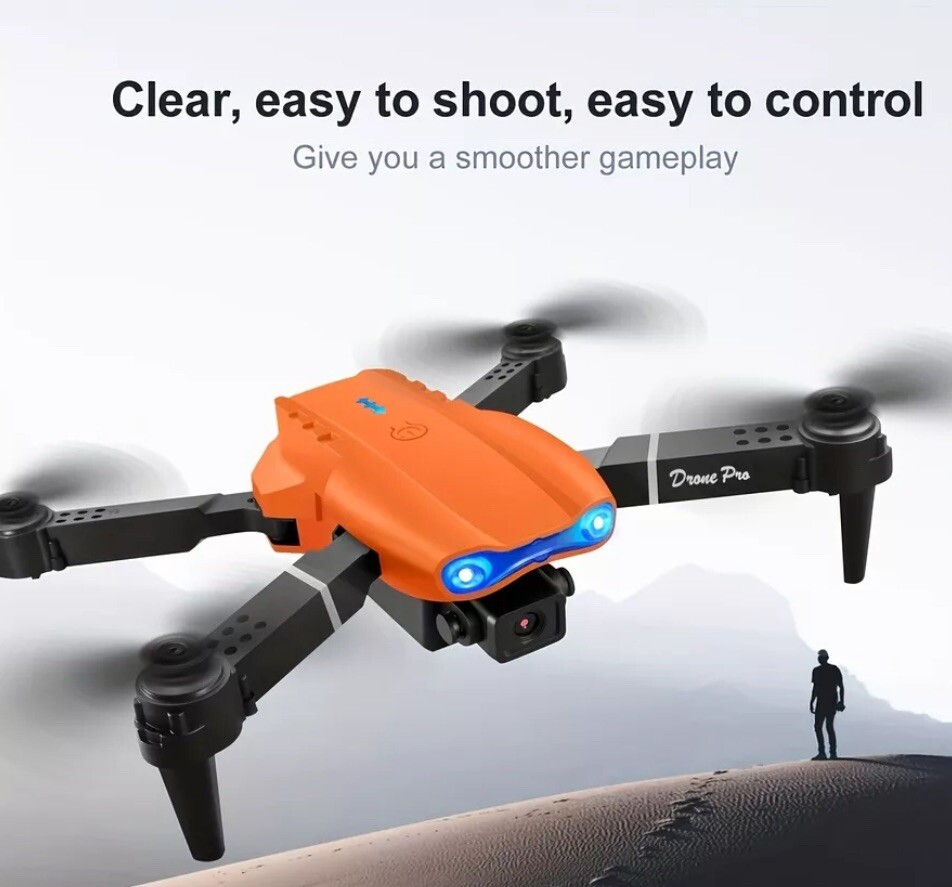 Drone Remote Control with 4K Dual Camera WiFi Foldable Quadcopter