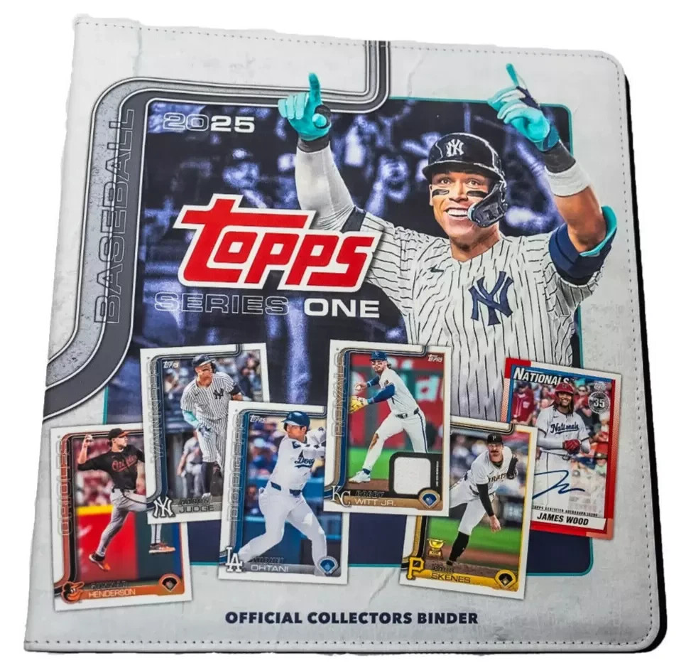 2025 Topps  Series 1  3 Ring Binder