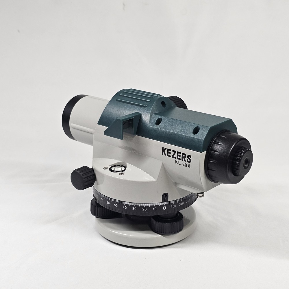 KEZERS 32X Automatic Optical Level Kit - Open Box - Carrying Case - Level