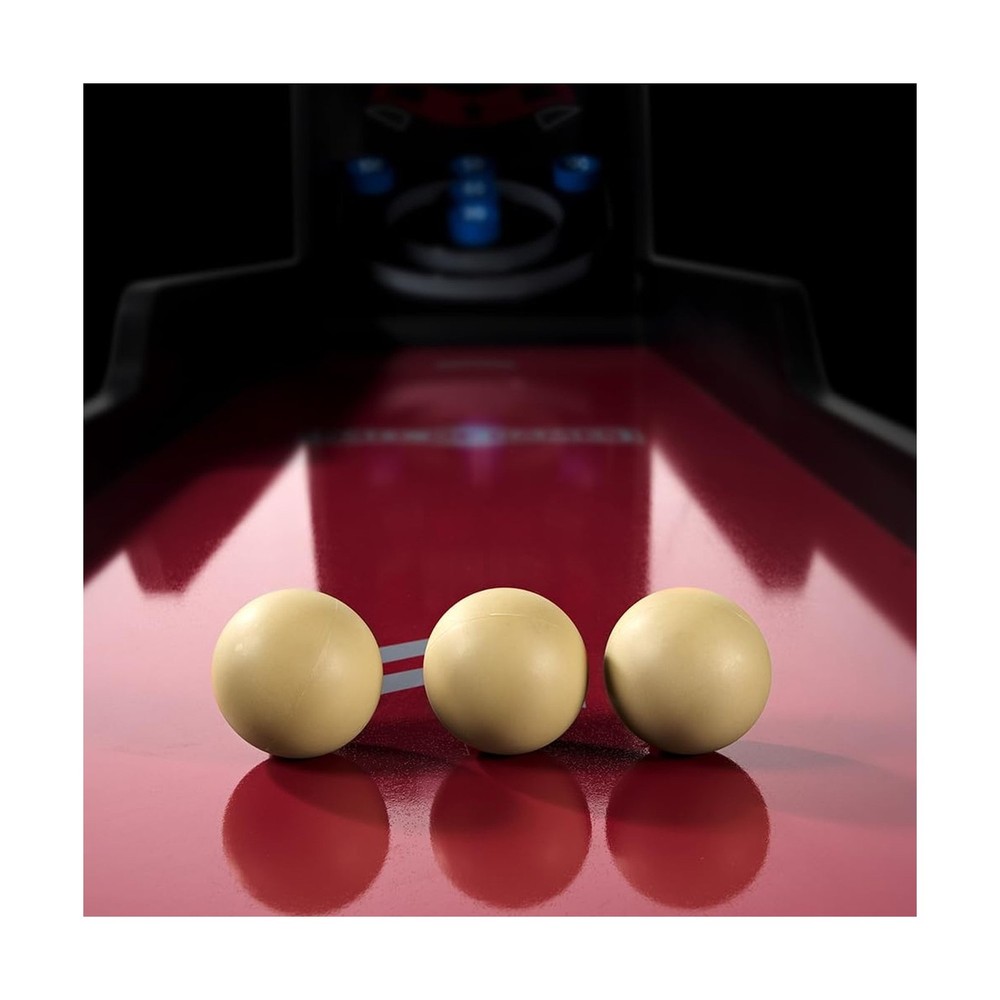 Roll and Score Game 3 Brown Plastic Replacement Balls 2.48" Diameter