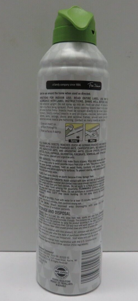 Raid Essentials Ant, Spider & Roach Killer 10 oz.